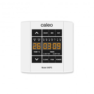 Терморегулятор Caleo 540PS накладной цифровой, программируемый, 4 кВт
